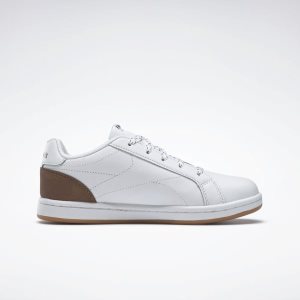 Adidasy Dziecięce Reebok Royal Complete Clean Białe/Brązowe PL 47IRFMH